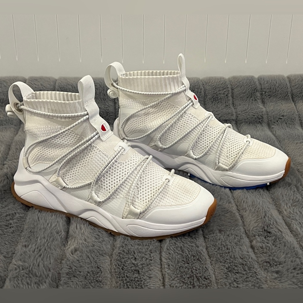 Champion White High-Top Sneakers